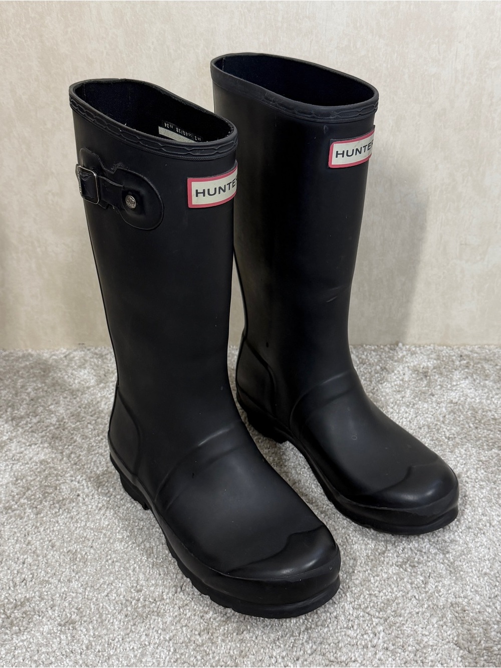 Hunter Kids Girls Original Tall Rain Boots in Black 4